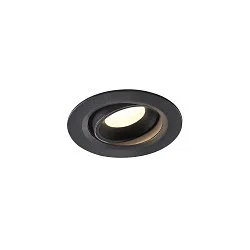 LED Ceiling recessed luminaire NUMINOS® MOVE XS, 4000K, 20°, black