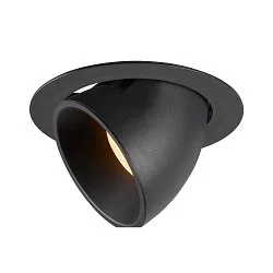 Luminaria empotrable para techos NUMINOS GIMBLE XL, negro