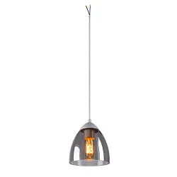 Luminaria colgante PARA CONE GL GU10 GU10 IP20, transparente, blanco