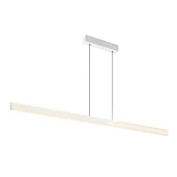 Luminaria colgante ONE LINEAR 140 PHASE UP/DOWN IP20, blanco regulable