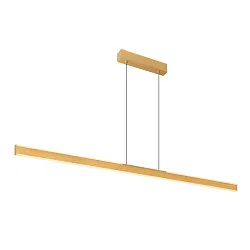 Luminaria colgante ONE LINEAR 140 PHASE UP/DOWN IP20, latón regulable