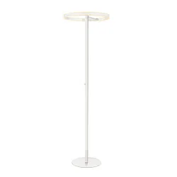 Luminaria de pedestal ONE STRAIGHT FL Arriba-Abajo, blanco regulable