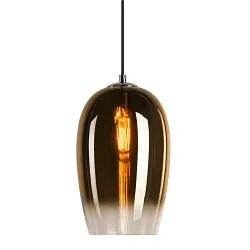 pendant luminaire PANTILO OVAL PD E27 IP20, gold