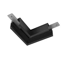 Conector en L TRACK 48V estándar, mecánico, derecho, negro