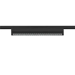 track spot IN-LINE 24 DALI MOVE 48V - DARKLIGHT REFLECTOR swivelling, DALI controllable IP20, black dimmable