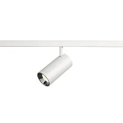track spot NUMINOS® XS 48V DALI 2 55° swivelling, for VDU workstation, DALI controllable IP20, white matt dimmable