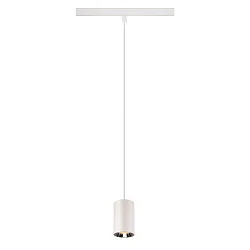 pendant luminaire NUMINOS® XS TRACK 48V DALI controllable IP20, chrome, white dimmable