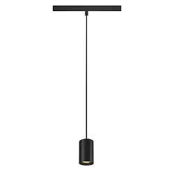 pendant luminaire NUMINOS® XS TRACK 48V DALI controllable IP20, black dimmable