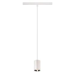 pendant luminaire NUMINOS® XS TRACK 48V DALI controllable IP20, chrome, white dimmable