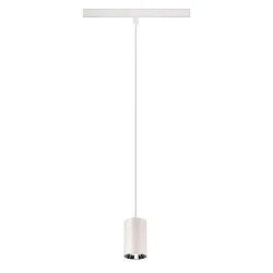 Luminaria colgante NUMINOS® XS 48V DALI 2 40° para estación de trabajo VDU, controlable por DALI IP20, blanco mate regulable