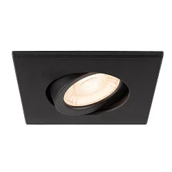 Recubrimiento UNIVERSAL DOWNLIGHT IP20 angular, giratorio, negro