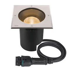 Luminaria empotrable en suelo DASAR® L angular, giratorio, controlable por DALI, pasable IP65 / IP67