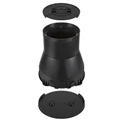 recessed housing DASAR® L, black