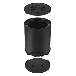 recessed housing DASAR® XL, black