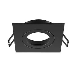 Aro empotrado en el techo NEW TRIA® 68 cuadrado, negro