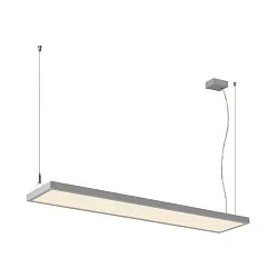 Luminaria colgante WORKLIGHT PRO Arriba-Abajo, controlable por DALI, UGR < 19 IP20, gris regulable