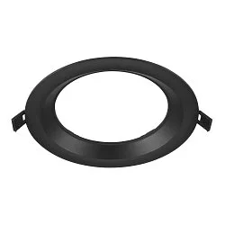 Recubrimiento DOWNLIGHT V 150 ligeramente empotrado, negro