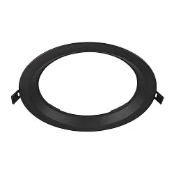 Recubrimiento DOWNLIGHT V 200 ligeramente empotrado, negro
