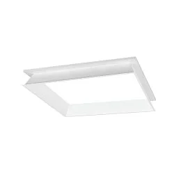 Marco empotrable PANEL 595 P / 600 V empotrado, blanco, barnizado