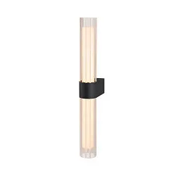 Luminaria de pared LYGANT DOUBLE IP44, negro