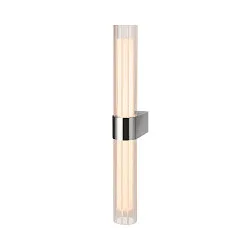Luminaria de pared LYGANT DOUBLE IP44, cromo