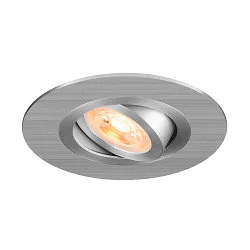 ceiling recessed luminaire NEW TRIA® 75 XL round GU10 IP20, aluminium
