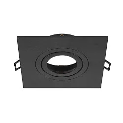 Aro empotrado en el techo NEW TRIA® 75 XL cuadrado, negro