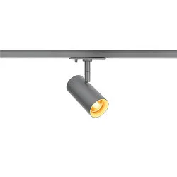 Foco monofásico NOBLO® SPOT redondo, giro cardánico IP20, gris regulable