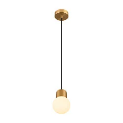 Luminaria colgante VARYT E14 IP20, latón