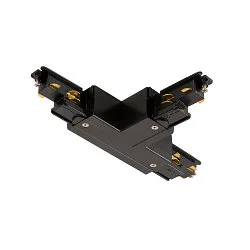 Conector en T trifásico S-TRACK PHASE & DALI versión de montaje en superficie, controlable por DALI, tierra a la izquierda