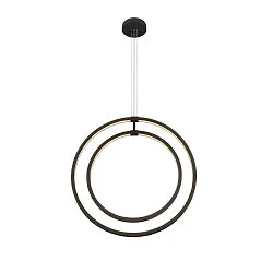 Luminaria colgante ONE VERTICAL PD IP20, negro regulable