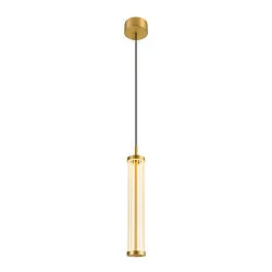 Luminaria colgante QUIMERA - PHASE CCT Switch, conmutable IP20, latón cepillado regulable
