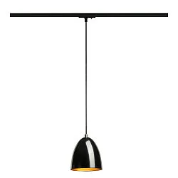 Luminaria colgante de 1 fase PARA CONE 14 GU10 IP20, negro regulable