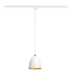 Luminaria colgante trifásica PARA CONE 14 GU10 IP20, blanco, barnizado regulable