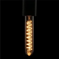 Filamento luminoso TUBE SOFT SPIRAL - PHASE claro E27 6W 570lm 2200K 330° CRI 90-100 regulable