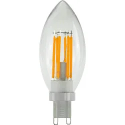 Lámpara LED CANDLE - PHASE claro G9 3W 260lm 2200K 330° CRI 90-100 regulable
