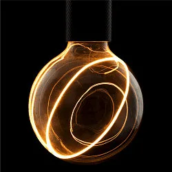 Lámpara LED ILLUSION GLOBE 125 SLANTING TOP - SMOKEY - PHASE G125 mate E27 5W 350lm 2200K 330° CRI 90-100 regulable