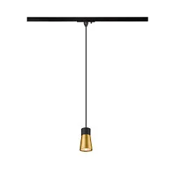 Luminaria colgante de 1 fase PURI 2.0 - CONE cónico GU10 IP20, negro regulable