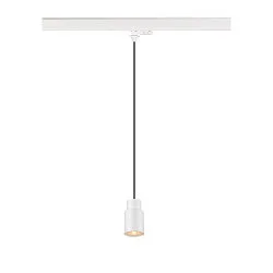 Luminaria colgante trifásica PURI 2.0 - TUBE cilíndrico GU10 IP20, blanco regulable