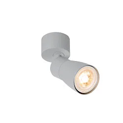 Luminaria de pared y techo PURI 2.0 - DOME GU10 IP20, gris regulable