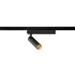 Foco monofásico GRIP! S PHASE giratorio, para estación de trabajo VDU IP20, negro regulable