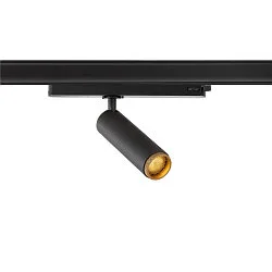 Foco trifásico GRIP! M PHASE DTW giratorio, Dim-To-Warm, UGR < 19 IP20, dorado mate regulable