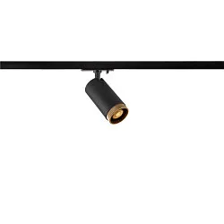 Foco monofásico GRIP! L GU10 giratorio, giratorio GU10 IP20, negro regulable
