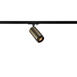 Foco monofásico GRIP! L GU10 giratorio, giratorio GU10 IP20, color bronce regulable