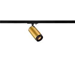 Foco monofásico GRIP! L GU10 giratorio, giratorio GU10 IP20, dorado regulable