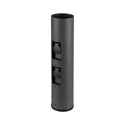 Pie de la luminaria M-POL 60 - POLE 53.4CM doble, 4 polos, con enchufe, antracita