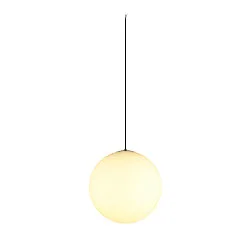 Luminaria colgante SUN 40 redondo E27 IP20, negro regulable