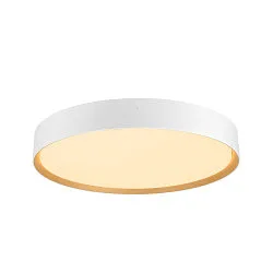 Luminaria de pared y techo DECONA PHASE redondo, CCT Switch IP44, dorado, blanco regulable