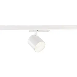 Luminaria trifásica TRACKSPOT C 29 50° ajustable, conmutable IP20, blanco, barnizado 