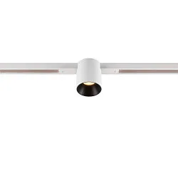 track spot FIXT-IT! round, built-in version, suitable for VDU workstation IP20, black, white, lacquered dimmable